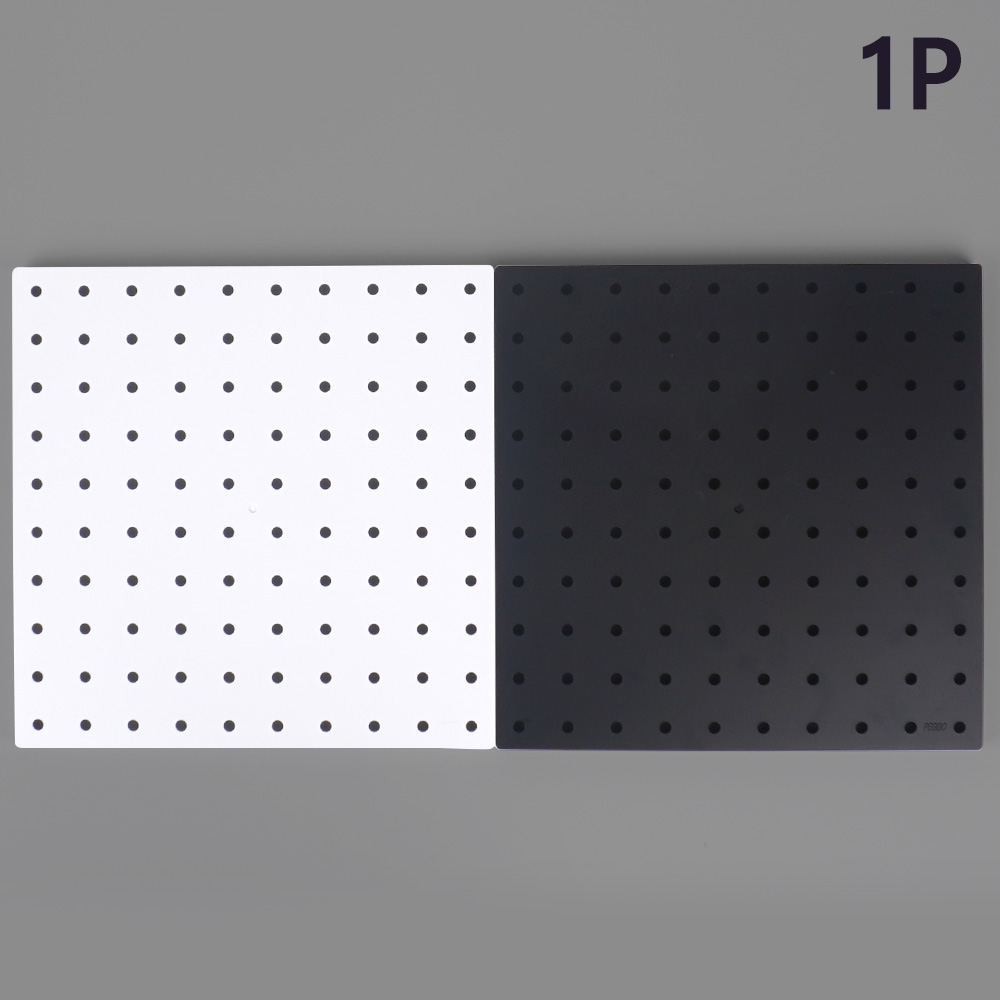 공구수납타공판 페그보 아크릴 선택 3종 투명 블랙 화이트 1P
