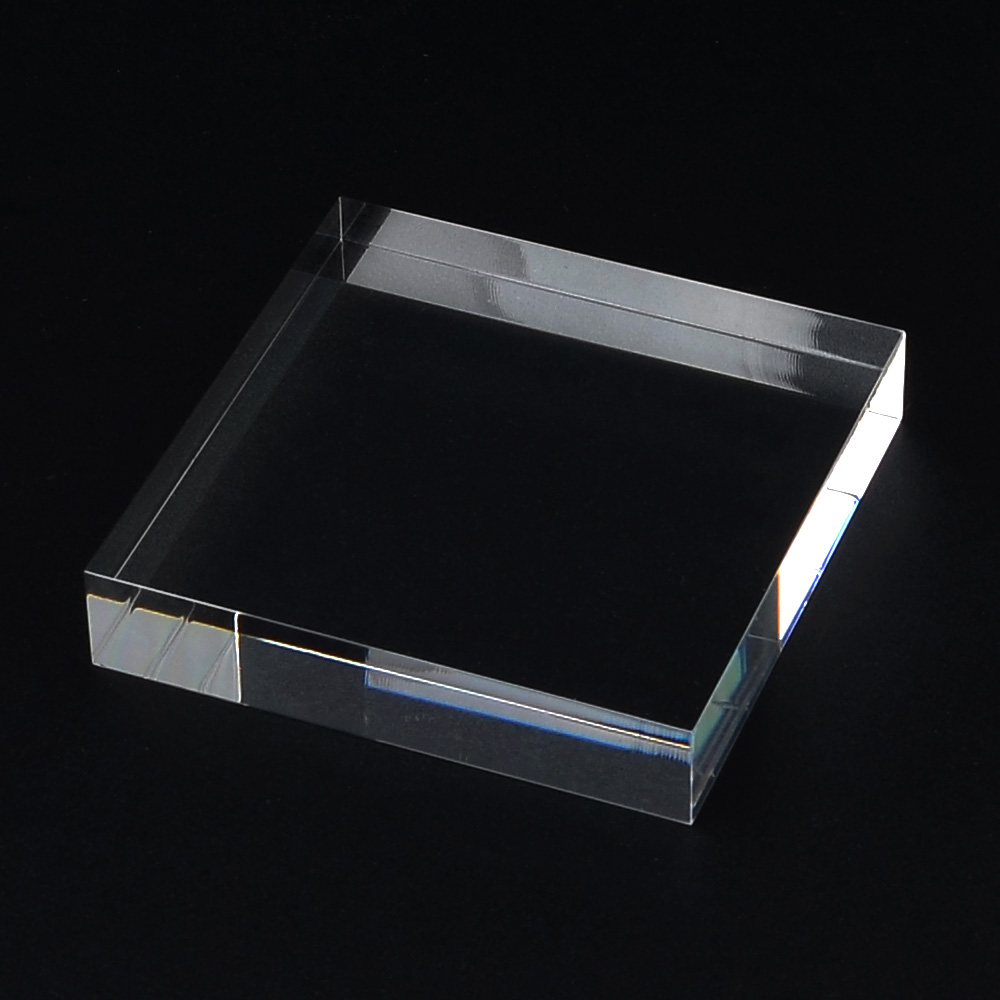 Oce 투명 육면체 상품 디피 전시대-큐브모양 큐빅형 100 두꺼운 사각 평판 아이템 스테이지 선반 다이