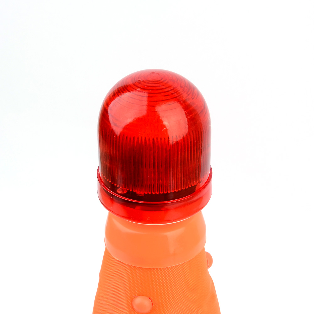 Oce 안전 삼각 꼬깔콘 비상등 LED 작업 표시 전구 램프 야광등 삼각콘 램프