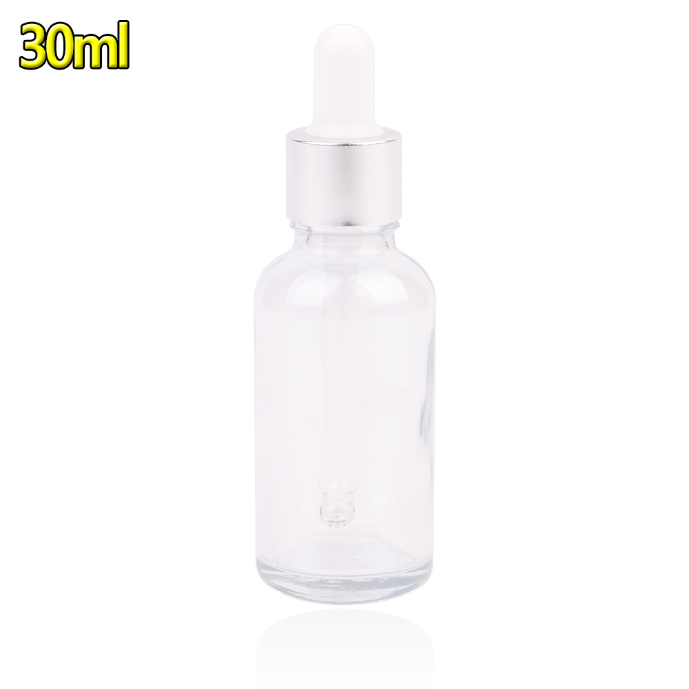 캠핑소분용기 화장품스포이드용기 엠플 에센스 투명 유리 30ml