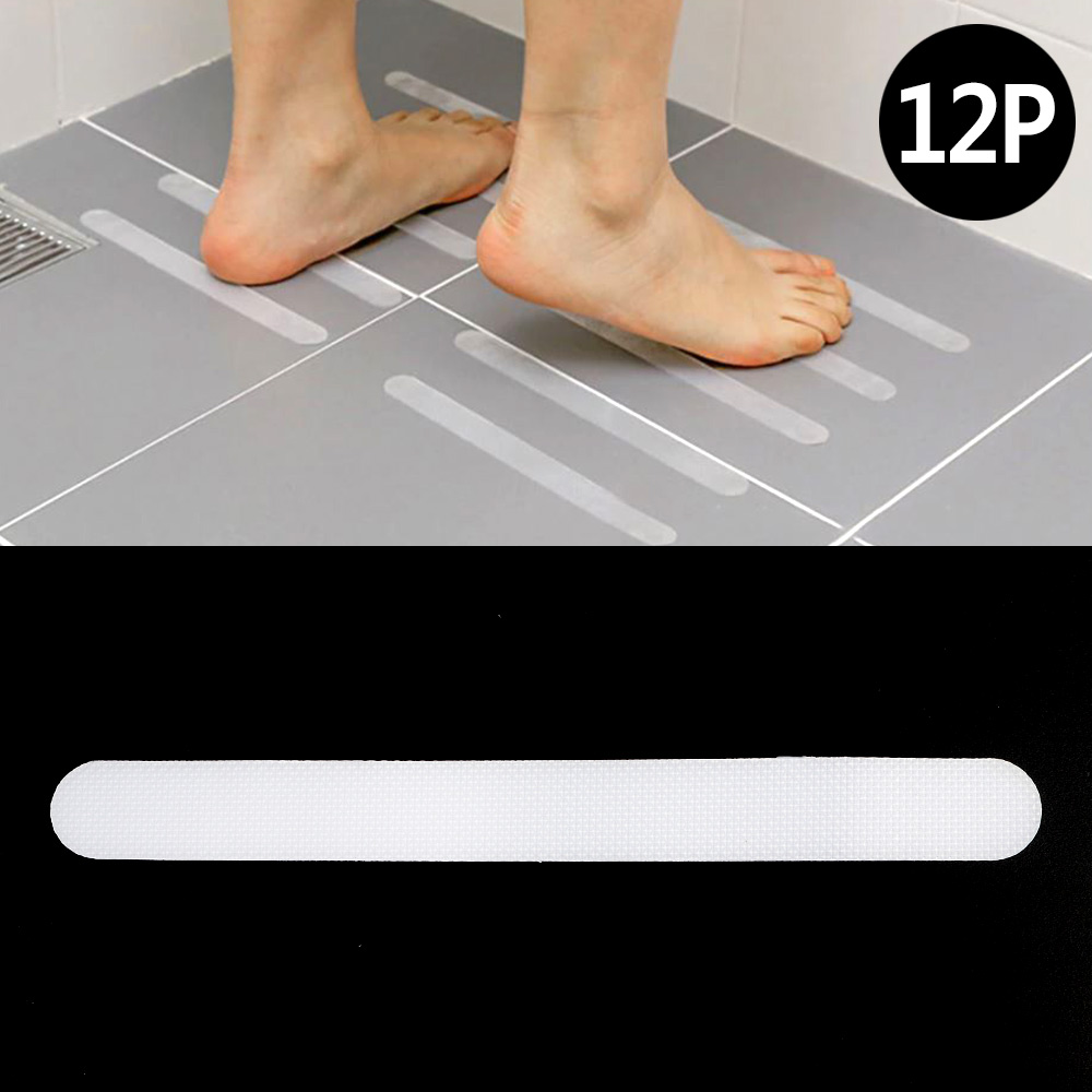 Oce 논슬립 바닥 라인 테이프 욕조 스티커 12P 화장실미끄럼방지 바쓰세프티 필름지