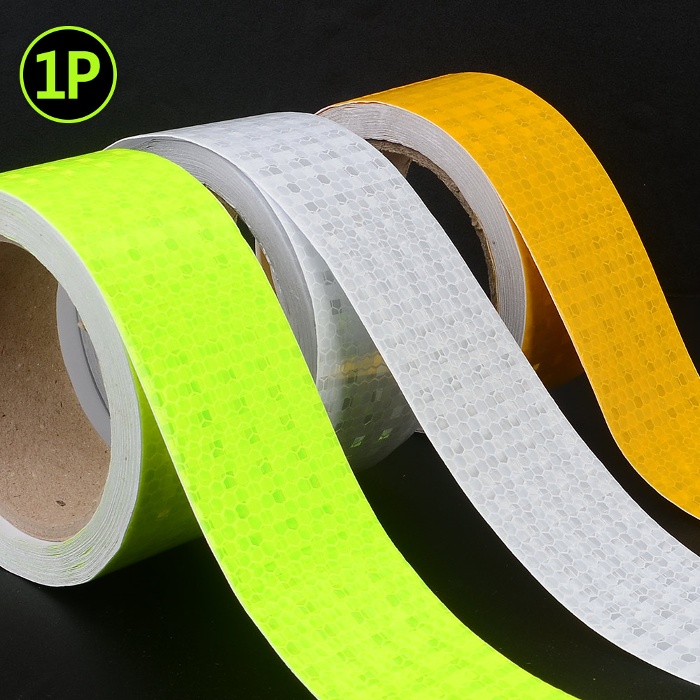 Oce 반사 야광 PVC 안전 테이프 5cm X 10M 라이트 태이프 계단 바닥 라인 테잎 방수 코팅 테잎