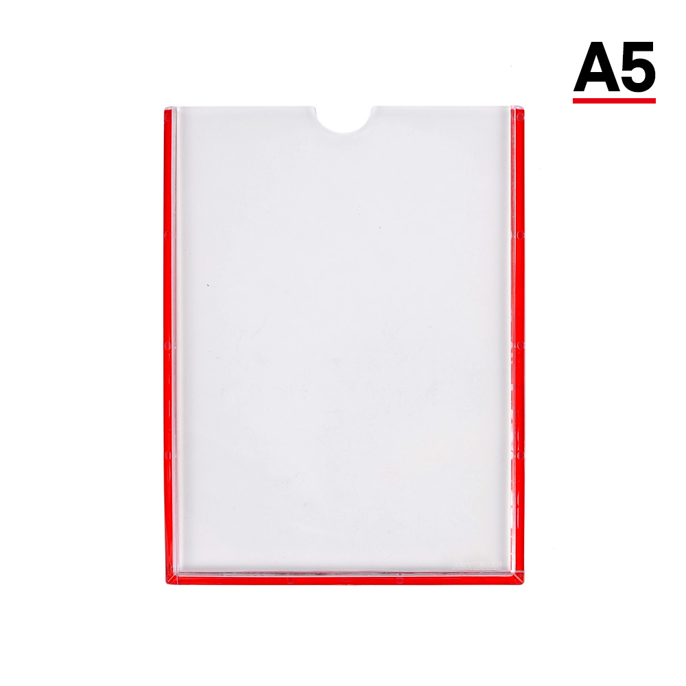 Oce 아크릴 pop 벽 꽂이 투명 액자 A5 포켓 포스트 보드 POP거치대 메뉴판