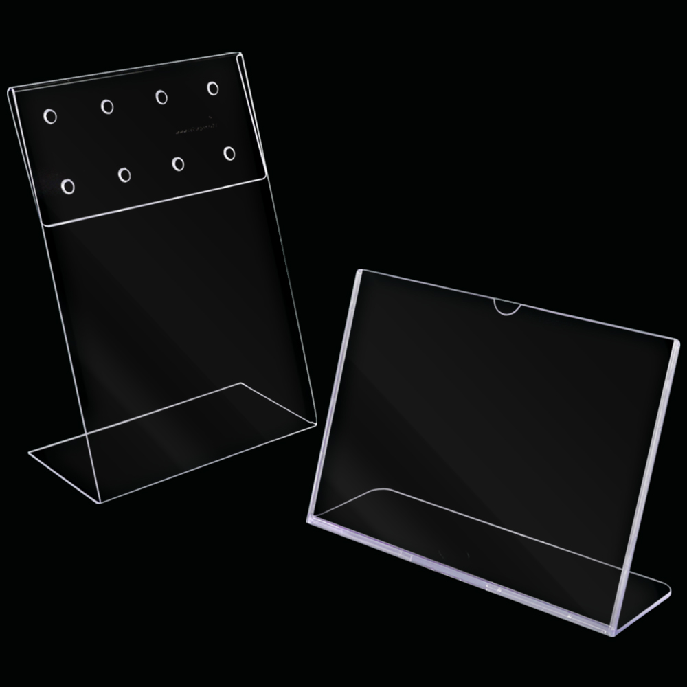 Oce 팸플릿 꽂이 가격표 테이블 스탠드 단면 A4 리플릿 전단지 스탠딩 메뉴판 POP 인쇄물 메모꽂이